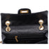 CHANEL 2.55 Classic Mini Reissue Flap Bag Black Aged Calfskin Leather